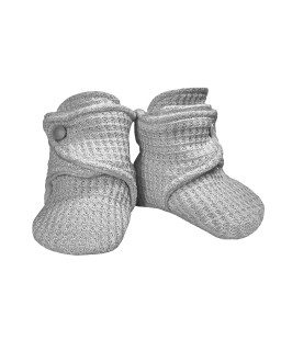 Capáčky pro miminka barefoot svetrové Cool grey od českého výrobce dětského oblečení Esito.