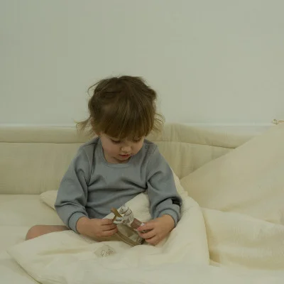 Luxusní dětské povlečení mušelín Cream live foto od českého výrobce Esito.