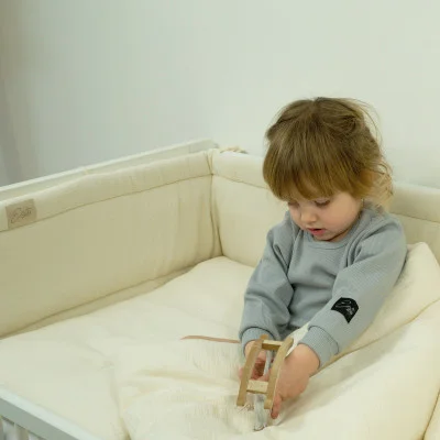 Luxusní dětské povlečení mušelín Cream live foto od českého výrobce Esito.