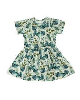 Dívčí šaty Leaves od českého výrobce dětského oblečení Esito.