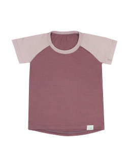 Dětské tričko modal s krátkým rukávem Red compact