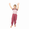 Dětské tričko modal s krátkým rukávem Pink boreal