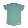 Dětské tričko modal s krátkým rukávem Green beryl