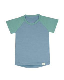 Dětské tričko modal s krátkým rukávem Blue jase - vše