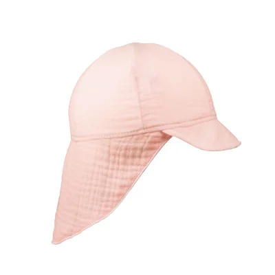 Dětská kšiltovka s krytím krku mušelín Pink od českého výrobce dětského oblečení Esito.