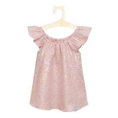 Dívčí mušelínové šaty Shiny heart od českého výrobce Esito.