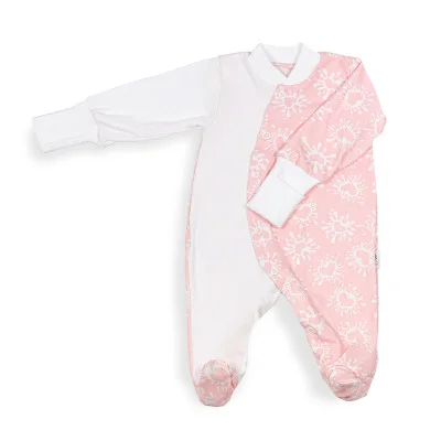 Kojenecký overal Cream Heart od českého výrobce dětského oblečení Esito.