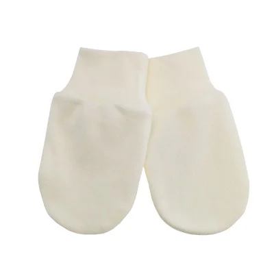 Kojenecké rukavice bavlněné jednobarevné slonová kost velikost 56, 62 a 68. Od výrobce českého dětského oblečení ESITO.