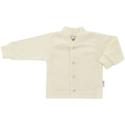 Kabátek bavlněný jednobarevný Light cream od českého výrobce dětského oblečení Esito.