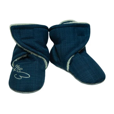 Capáčky barefoot Softshell Lamb Navy Blue od českého výrobce dětského oblečení Esito.