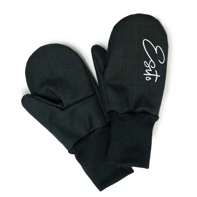 Detail beránku zimní palcové rukavice softshell s beránkem od českého výrobce dětského oblečení ESITO.