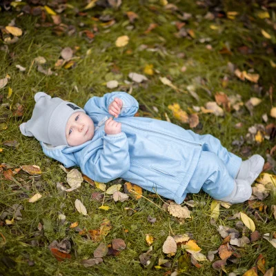 Dětská zimní softshellová bunda s beránkem ilustrační live foto náhled na detaily od českého výrobce dětského oblečení Esito.