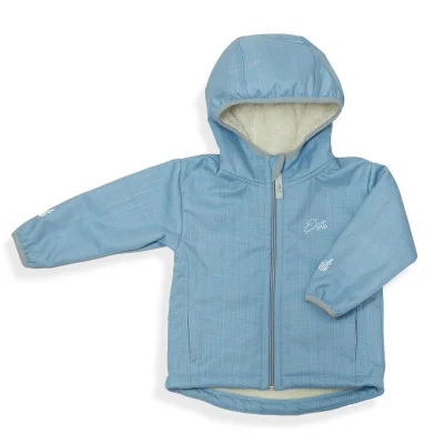 Dětská zimní softshellová bunda s beránkem Sky blue od českého výrobce dětského oblečení Esito.