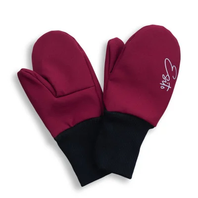 Palcové rukavice softshell Fuchsieod českého výrobce dětského oblečení Esito.