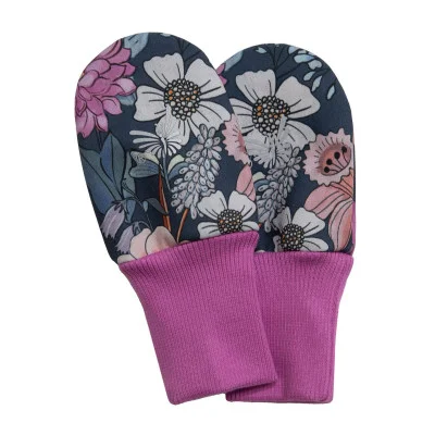 Rukavice softshell bezpalcové Garden bloom od českého výrobce dětského oblečení Esito.