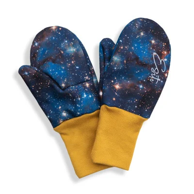 Palcové rukavice softshell Galaxie od českého výrobce dětského oblečení  Esito.