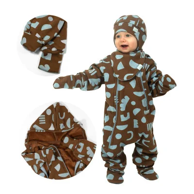 Teplákový overal rostoucí Shapes od českého výrobce dětského oblečení Esito.