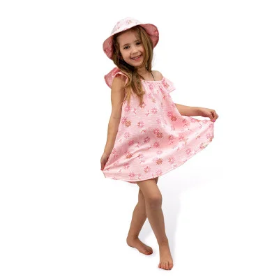 Dívčí mušelínové šaty Flower od českého výrobce Esito.