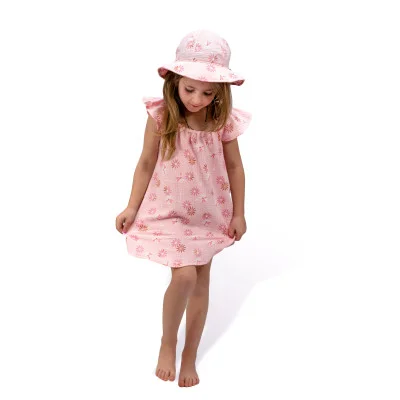 Dívčí mušelínové šaty Flower od českého výrobce Esito.