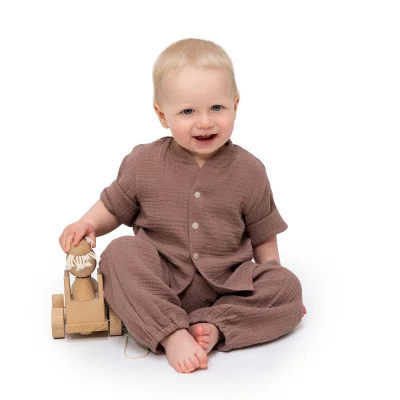 Dětská mušelínová košile Luca Brown od českého výrobce Esito.