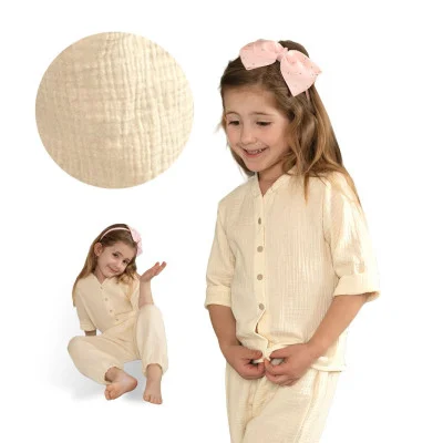 Dětská mušelínová košile Luca Cream od českého výrobce Esito.