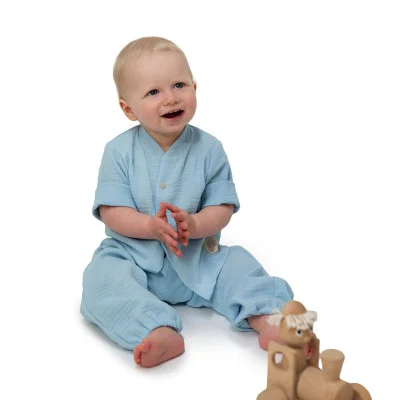 Dětská mušelínová košile Luca Blue od českého výrobce Esito.