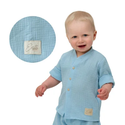 Dětská mušelínová košile Luca Blue od českého výrobce Esito.