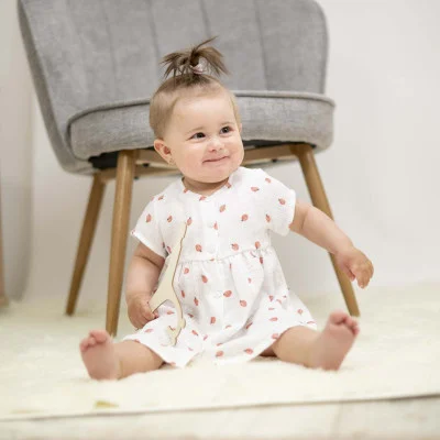 Mušelínové šaty Barunka Beruška live foto od českého výrobce Esito.