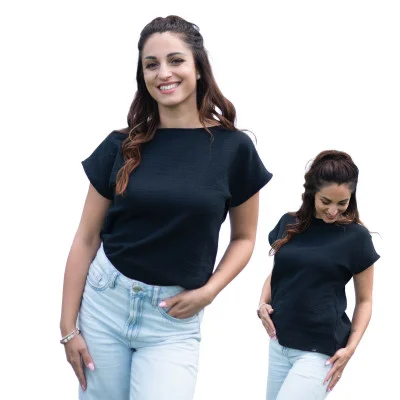 Mušelínové tričko Diana Black od českého výrobce Esito.