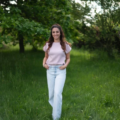 Mušelínové tričko Diana Powder pink od českého výrobce oblečení Esito.