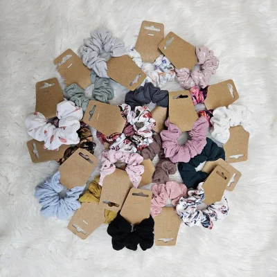 Gumička do vlasů mušelínová náhled na mix barev a uchycení od českého výrobce oblečení Esito.