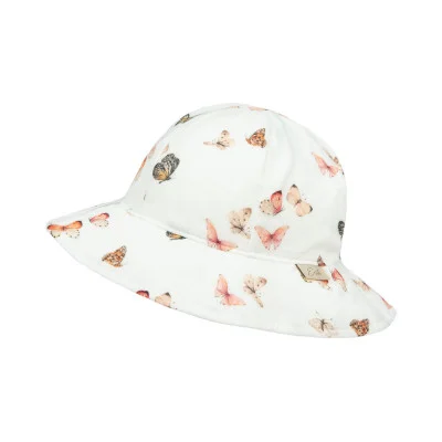 Dívčí klobouk mušelín Motýlek od českého výrobce oblečení Esito.