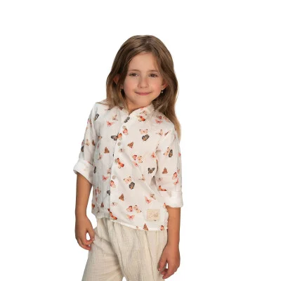 Dětská mušelínová košile Luca Motýlek od  českého výrobce Esito.