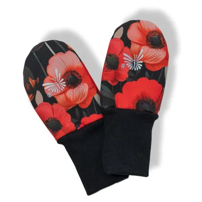 Rukavice softshell bezpalcové Vlčí máky od českého výrobce oblečení Esito.