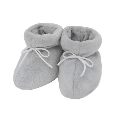 Kojenecké botičky Minky Teddy Silver od českého výrobce dětského a kojeneckého oblečení ESITO.