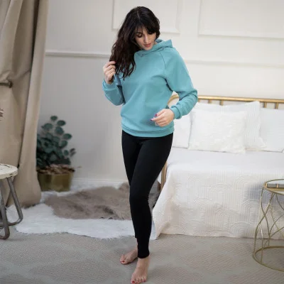 Dámská zateplená mikina Warmkeeper Teal live foto od českého výrobce oblečení Esito.