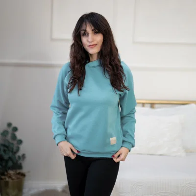 Dámská zateplená mikina Warmkeeper Teal live foto od českého výrobce oblečení Esito.
