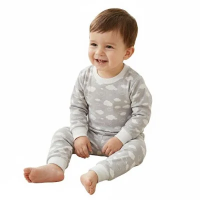 Dětské pyžamo šedý obláček od českého výrobce oblečení Esito.