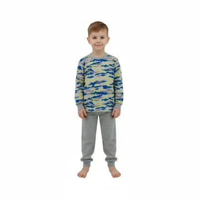 Chlapecké pyžamo žlutý maskáč od českého výrobce oblečení Esito.