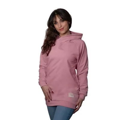 Dámská mikina Alex Pink extended od českého výrobce dámské a dětské módy Esito.