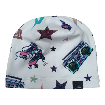 Jarní čepice Star skates vhodná také jako podzimní čepice od českého výrobce oblečení Esito.