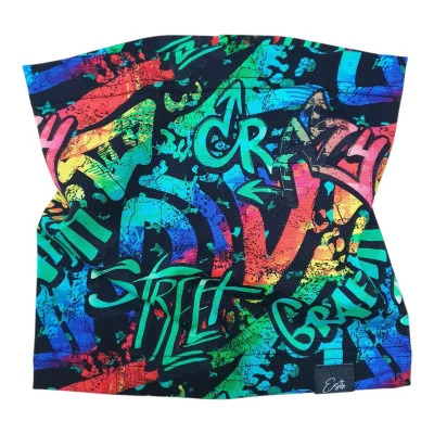 Bavlněný nákrčník Street graffiti od českého výrobce oblečení Esito.