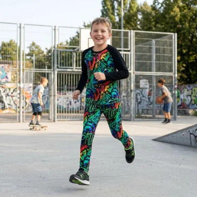 Tričko s dlouhým rukávem Street graffiti od českého výrobce oblečení Esito.