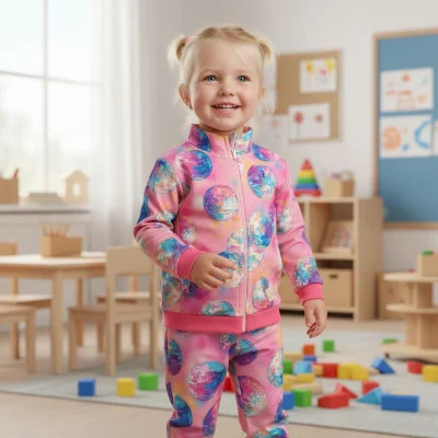 Mikina na zip Disko koule od českého výrobce módy pro děti a dospělé Esito.