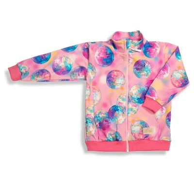 Mikina na zip Disko koule od českého výrobce módy pro děti a dospělé Esito.