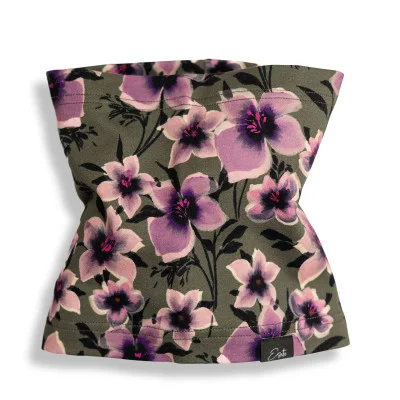 Bavlněný nákrčník Purple flower od českého výrobce módy pro děti a dospělé Esito.