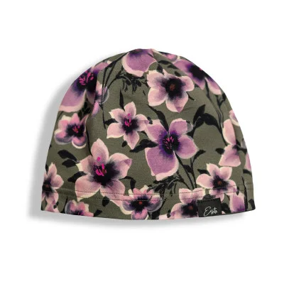 Jarní čepice Purple flower od českého výrobce módy pro děti a dospělé Esito.