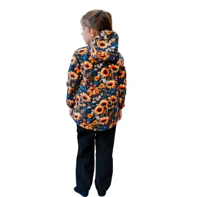 Dětské softshellové kalhoty DUO Slunečnice od českého výrobce oblečení Esito.
