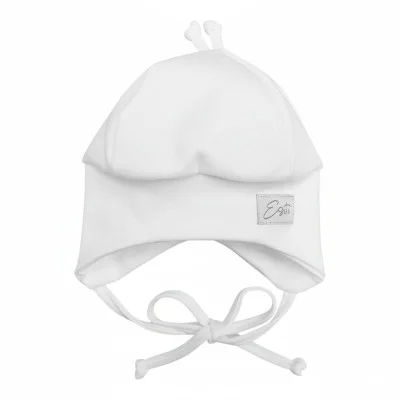Čepice pro miminko Mimi White od českého výrobce oblečení Esito.