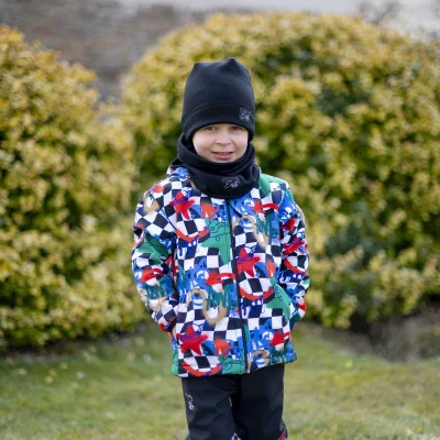 Dětská softshellová bunda DUO Play of colors live foto od českého výrobce Esito.